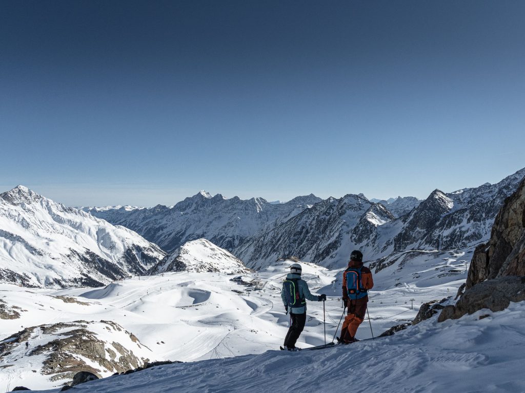 Freeriden Stubaier Gletscher