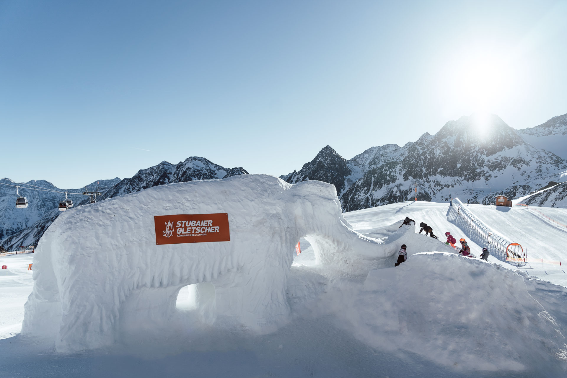 Schneemammut am Stubaier Gletscher